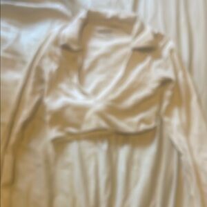 Cream Long Sleeve Top